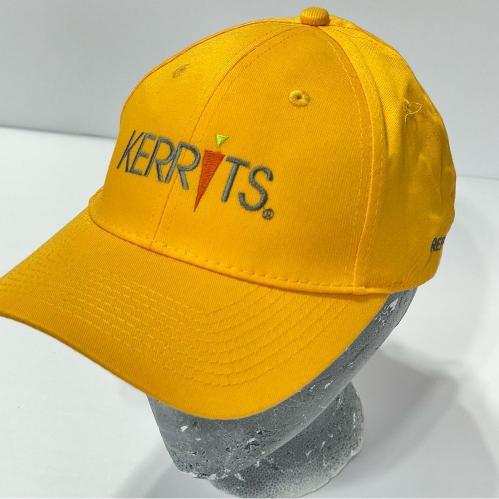Kerrits Brand Baseball Hat With Adjustable Back Yellow Farm Hat Equestrian